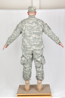 Photos Army Man in Camouflage uniform 6 20th century US Air force a poses camouflage whole body 0004.jpg